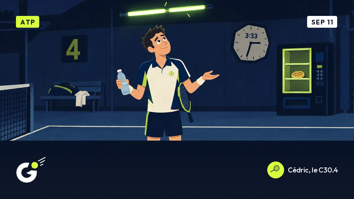 A US Open match ended at 3.33am, and our club player sees nothing odd in it