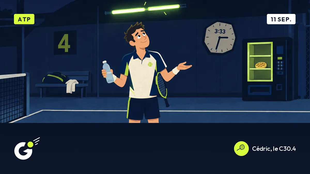 US Open-match tot 3u33: onze interclubspeler vindt dat niks bijzonders