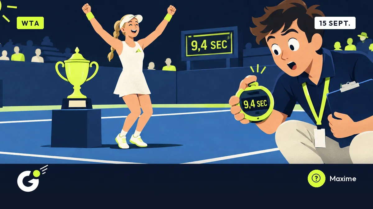 Rybakina fête son US Open en moins de dix secondes, Maxime a chronométré