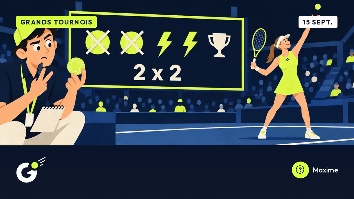 Rybakina finit l’US Open sur un ace après deux doubles fautes, Maxime enquête