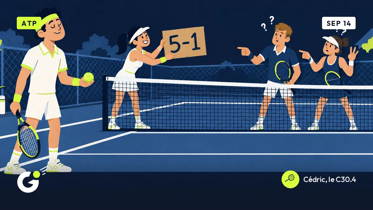 Zverev served out the US Open thinking it was 5-1, and our club player has a plan
