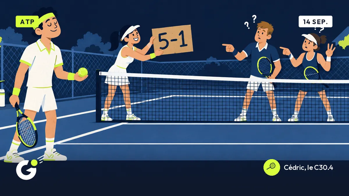 Zverev serveerde voor de US Open in de overtuiging dat het 5-1 stond, en beefde dus niet