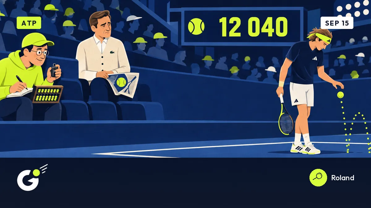 Zverev has no idea why he bounces the ball 25 times, Roland still counts points