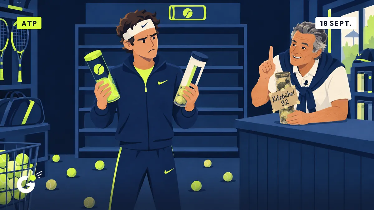 Fritz ne retrouve pas les balles de l’US Open en magasin, Jean-Pol avait prévenu