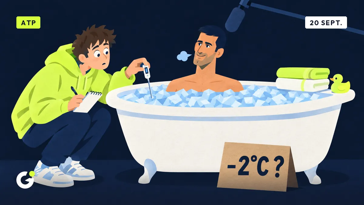 Djokovic répond à Kevin Hart depuis un bain de glace, Maxime cherche pourquoi