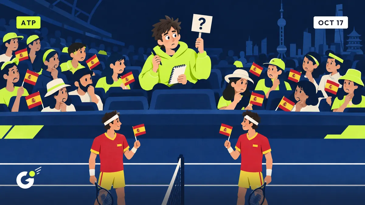 Jodar-Davidovich Fokina in Shanghai: Maxime asks who the crowd cheers for
