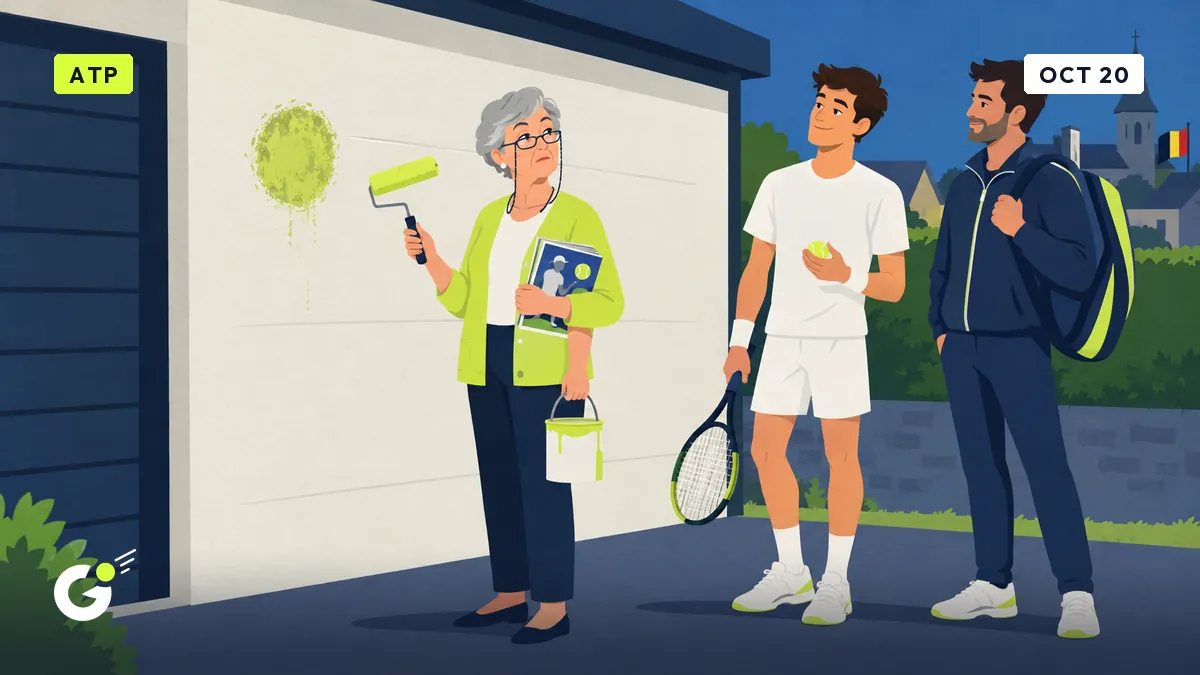 Kouame, 17, beats Sonego in Lyon, coached by Gasquet: Monique thinks of the garage wall